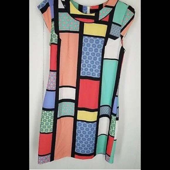 2P Anthropologie Modernist Shift By Hi There from Karen Walker - Picture 2 of 3